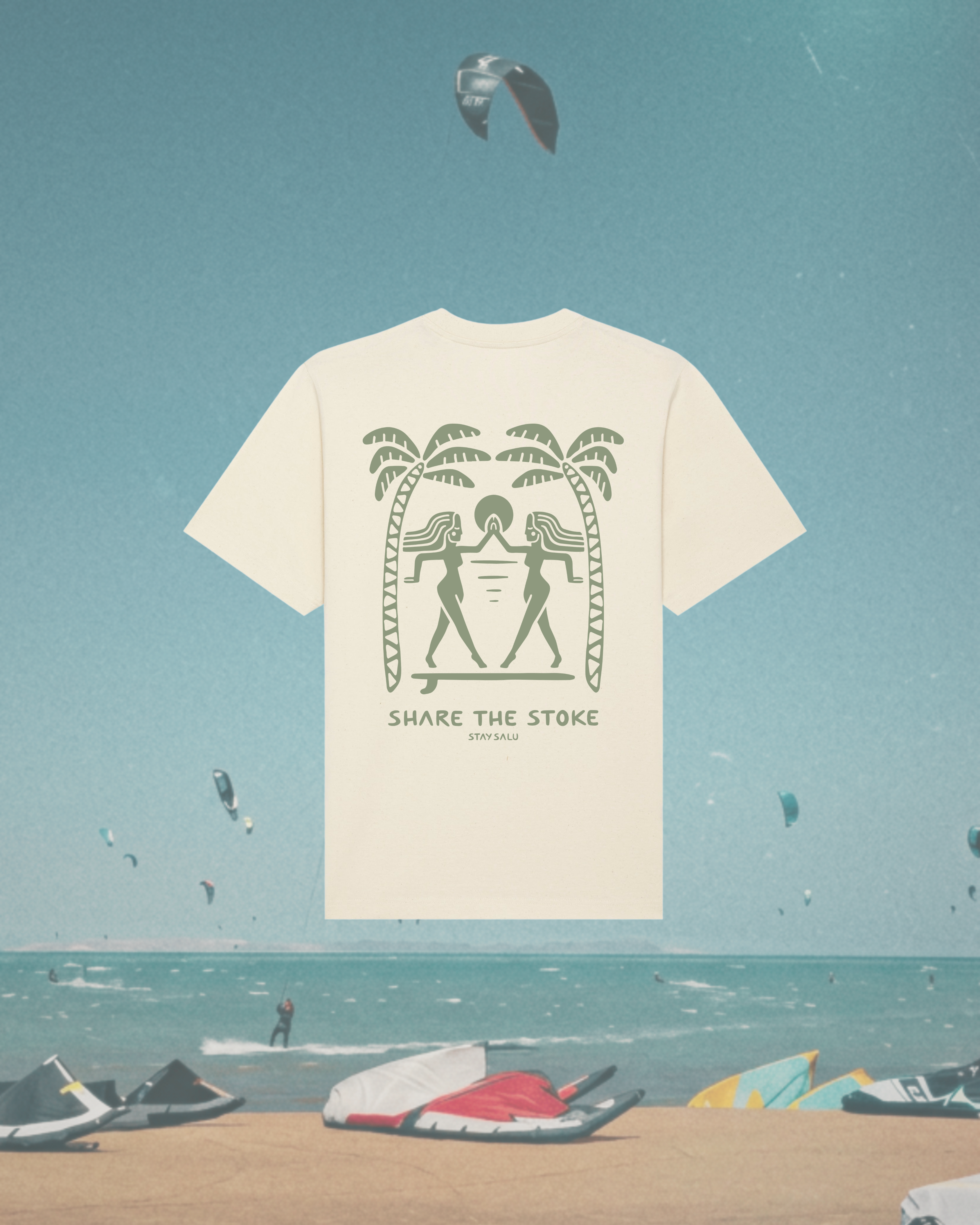 STOKED tee